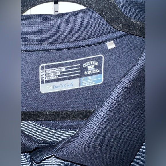 Men’s Ole Miss Rebels Cutter & Buck Striped Polo - Picture 6 of 11